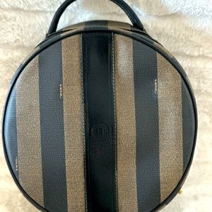Fendi Pequin Circular Vintage Bag